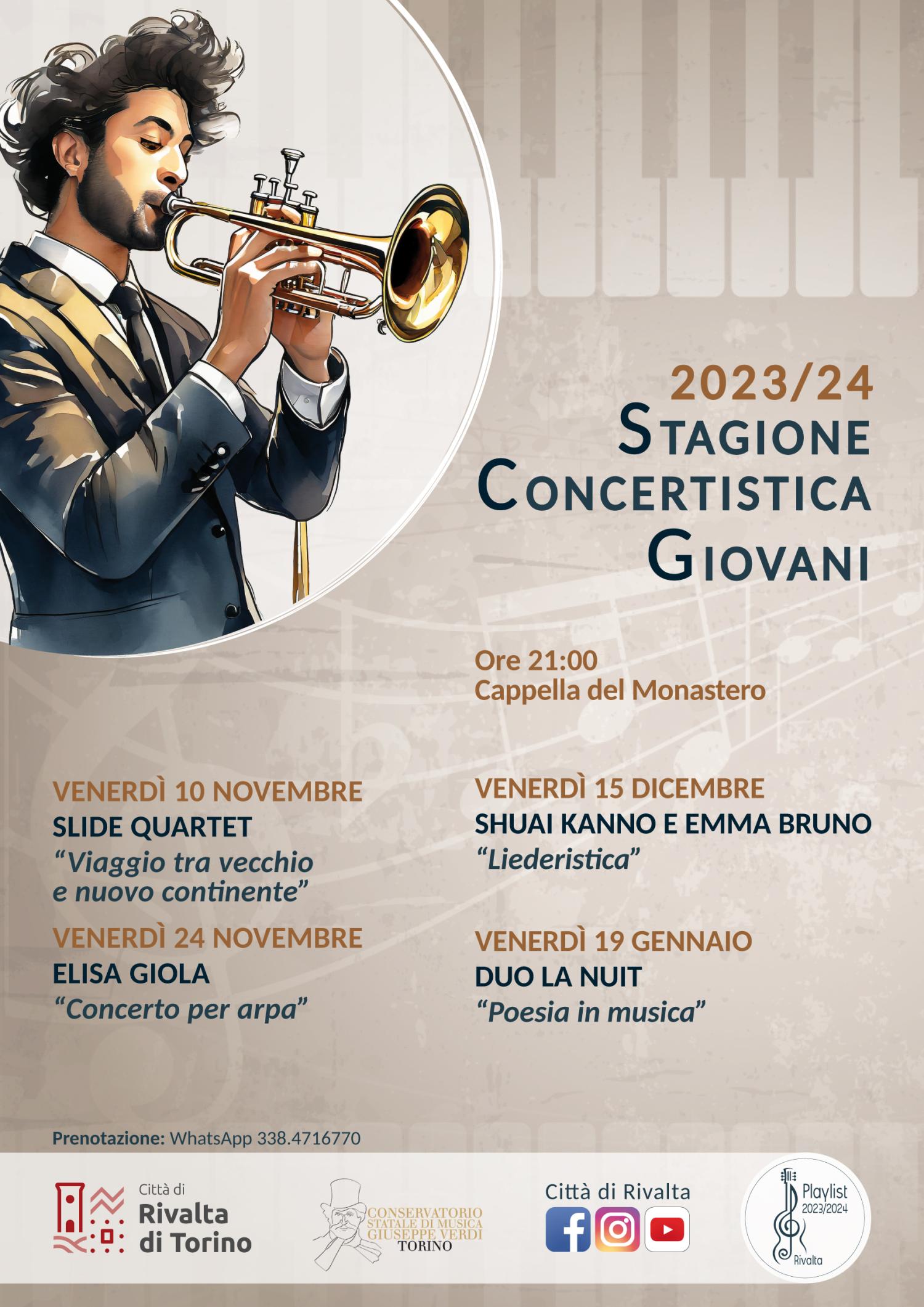Stagione Concertistica Giovani 2023 - 24
